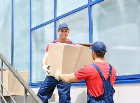Local moving van prepared for a Tooting collection and delivery