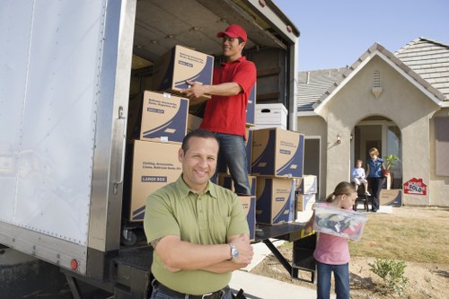 Business relocation checklist and moving supplies for a Tooting commercial move