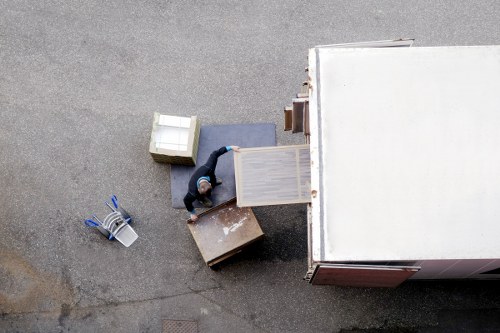 Movers working on a residential move in Tooting