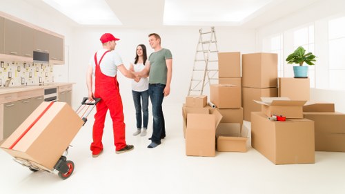 Man with van removal service helping with a local move in Tooting