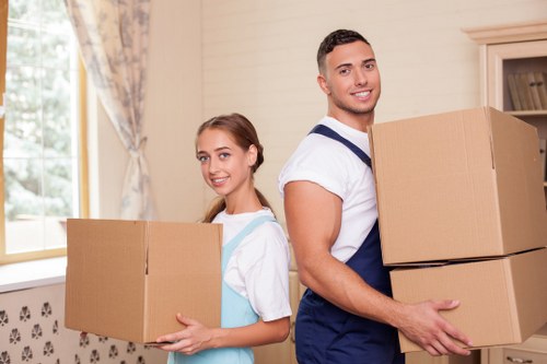 Local furniture pick-up for a flat with stairs and narrow access in Tooting